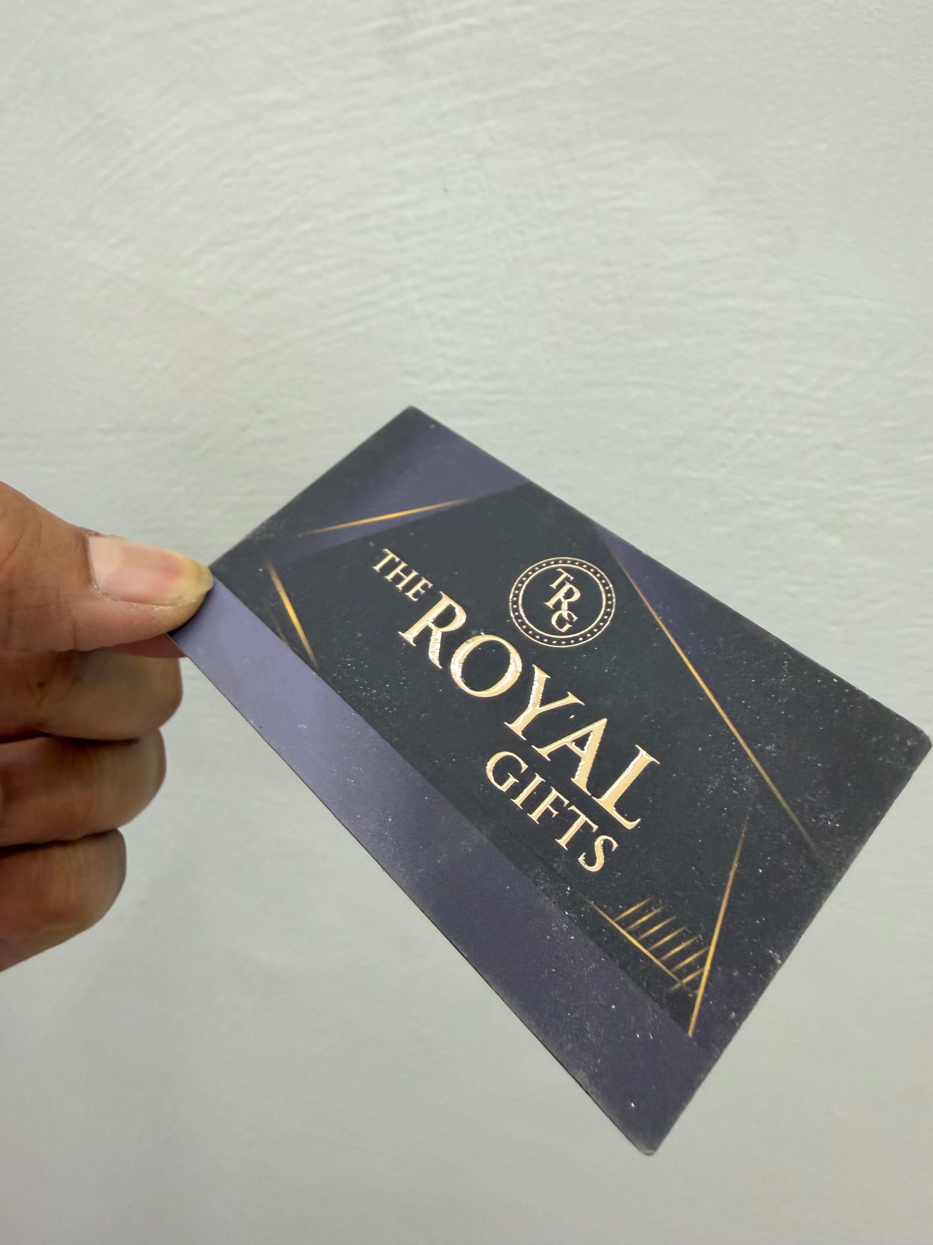 Luxury Business Cards – Velvet Touch with Spot UV Finish (Offset Printing)