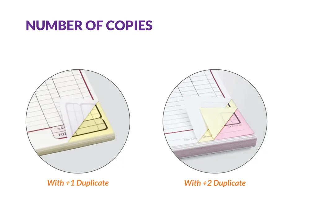 Custom Bill Book Printing (A4) | Duplicate or Triplicate | 50 Pages