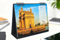 A5 Desktop / Table Calendar (Landscape) – Premium Corporate Desk Calendar