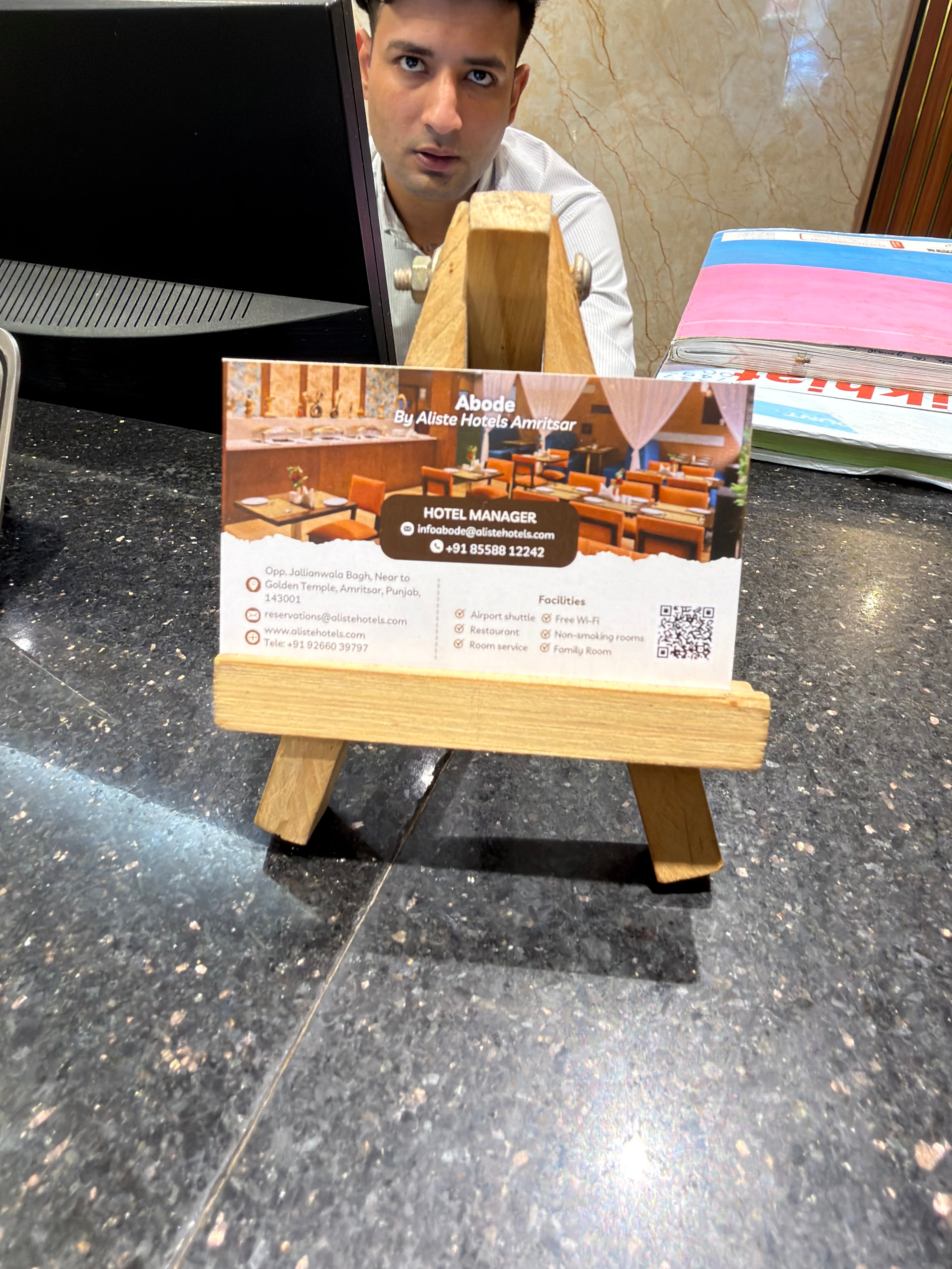 Easel Stand - Visiting Card