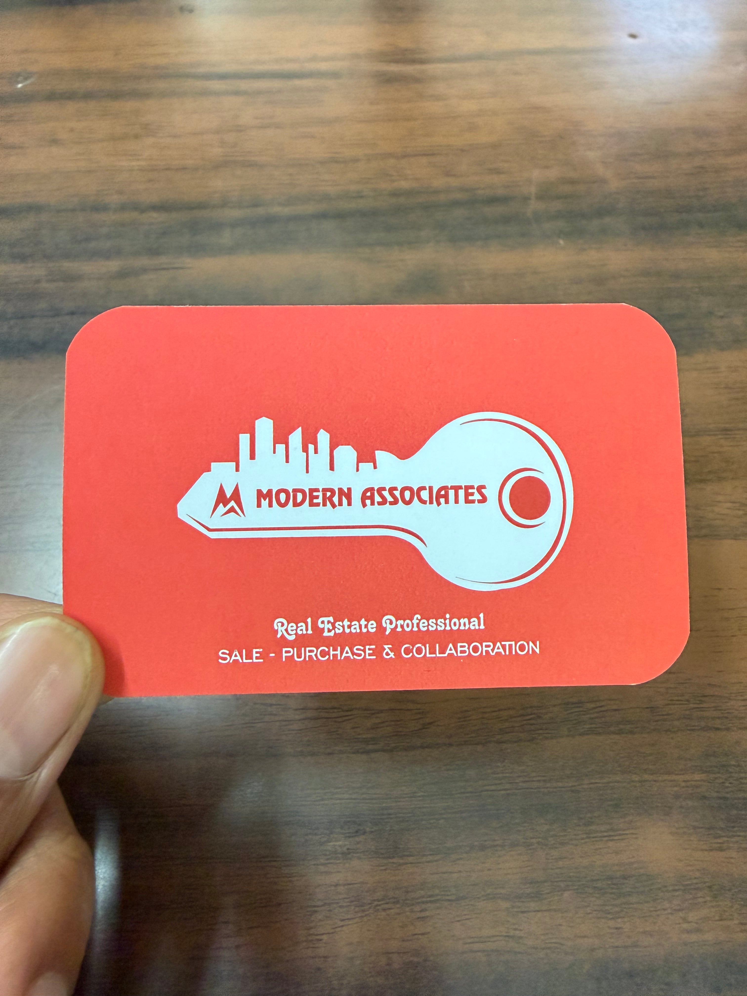 Luxury Visiting Card (Velvet Finish)