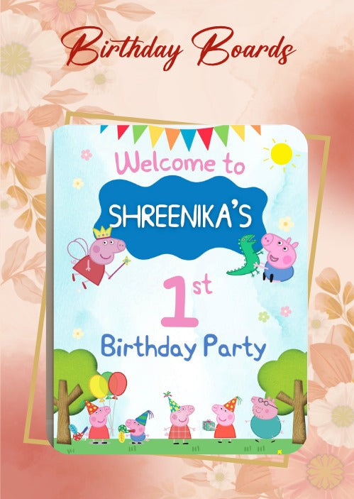 Welcome Birthday Boards –  🎈