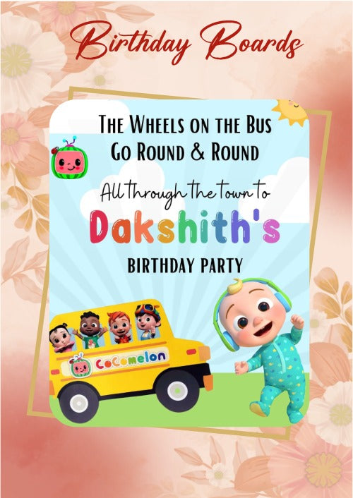 Welcome Birthday Boards –  🎈
