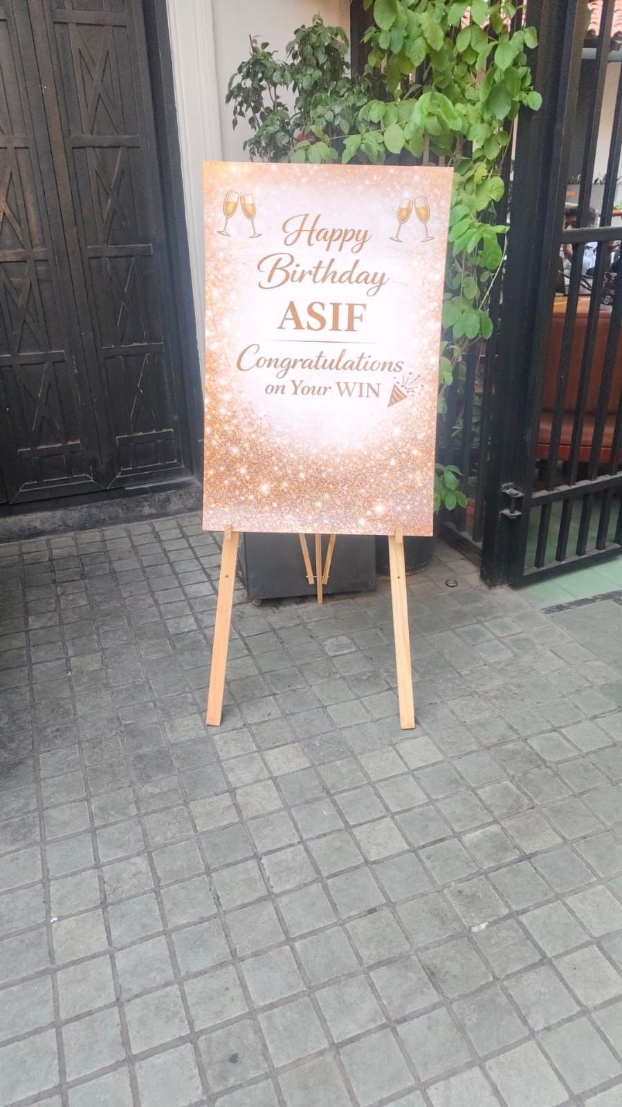 Welcome Board with Easel Stand | Event & Party Signage