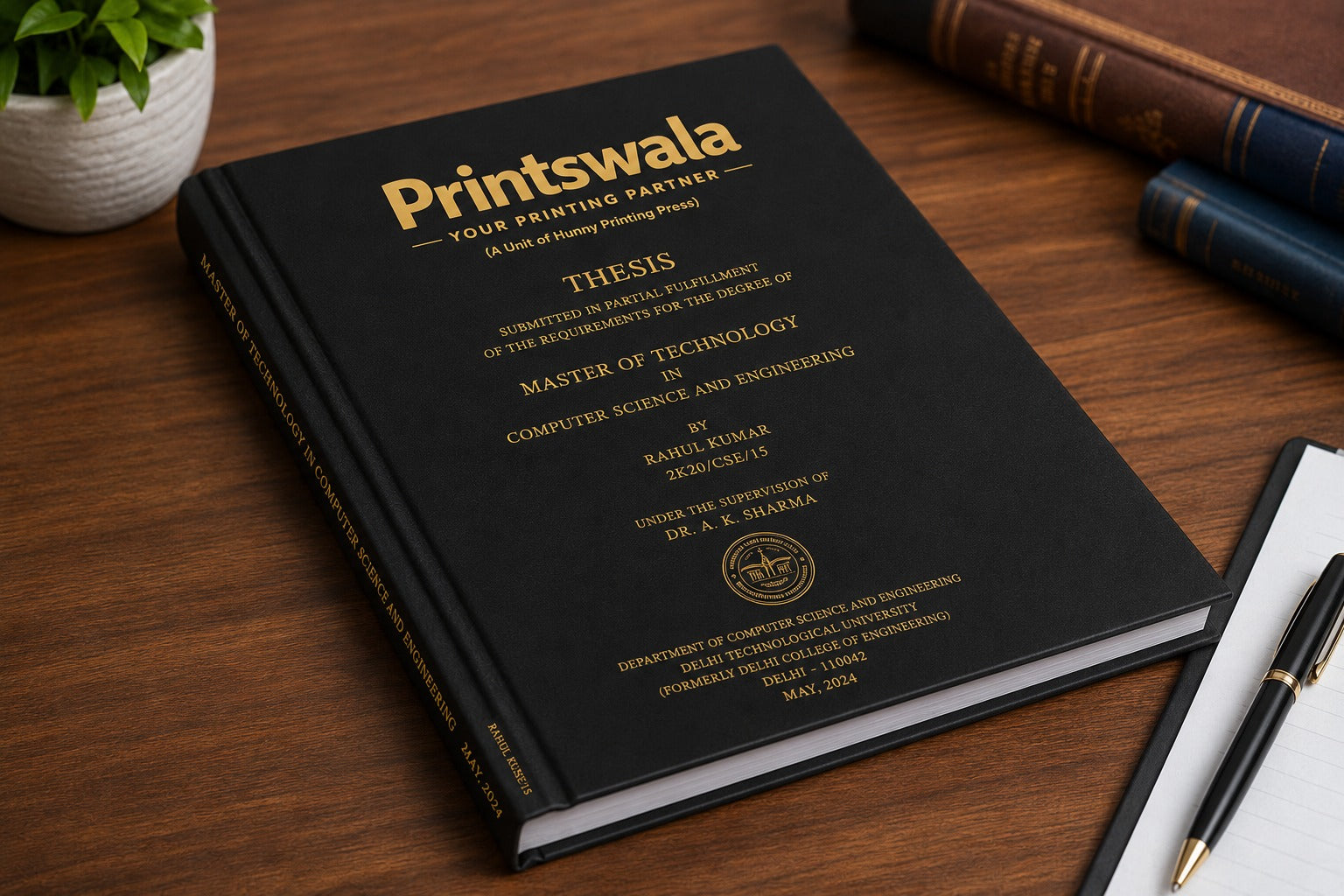 Thesis Book Hardbound Binding | Premium Thesis Printing – PRINTSWALA