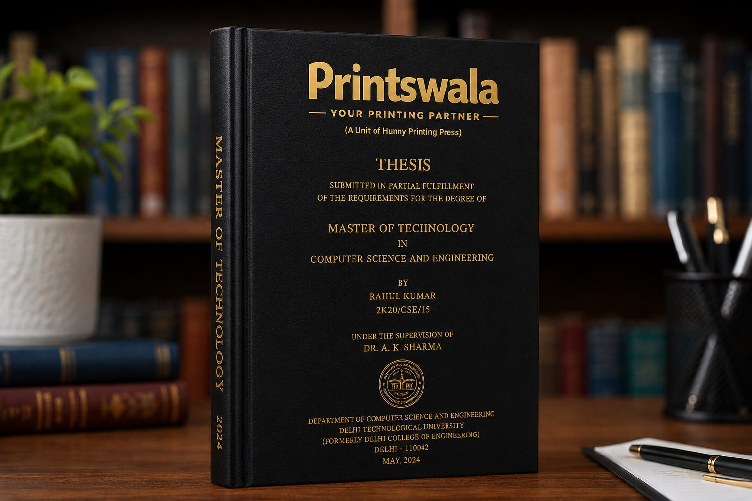 Thesis Book Hardbound Binding | Premium Thesis Printing – PRINTSWALA