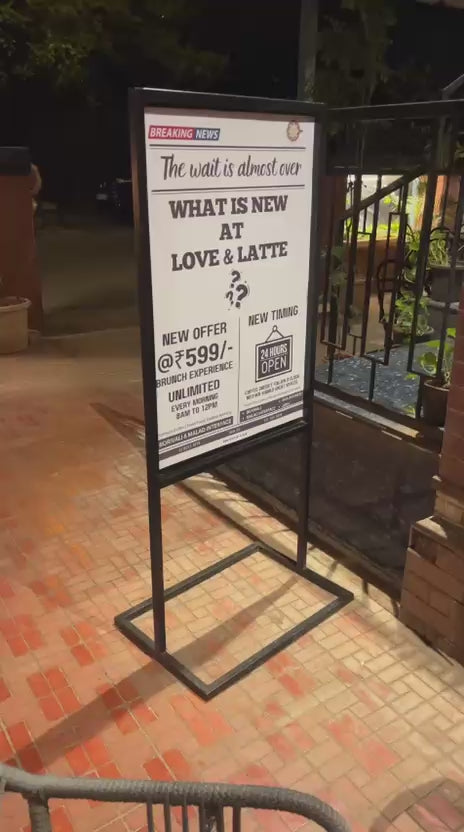 Display Stand - Outdoor & Indoor Branding Stand | PRINTSWALA